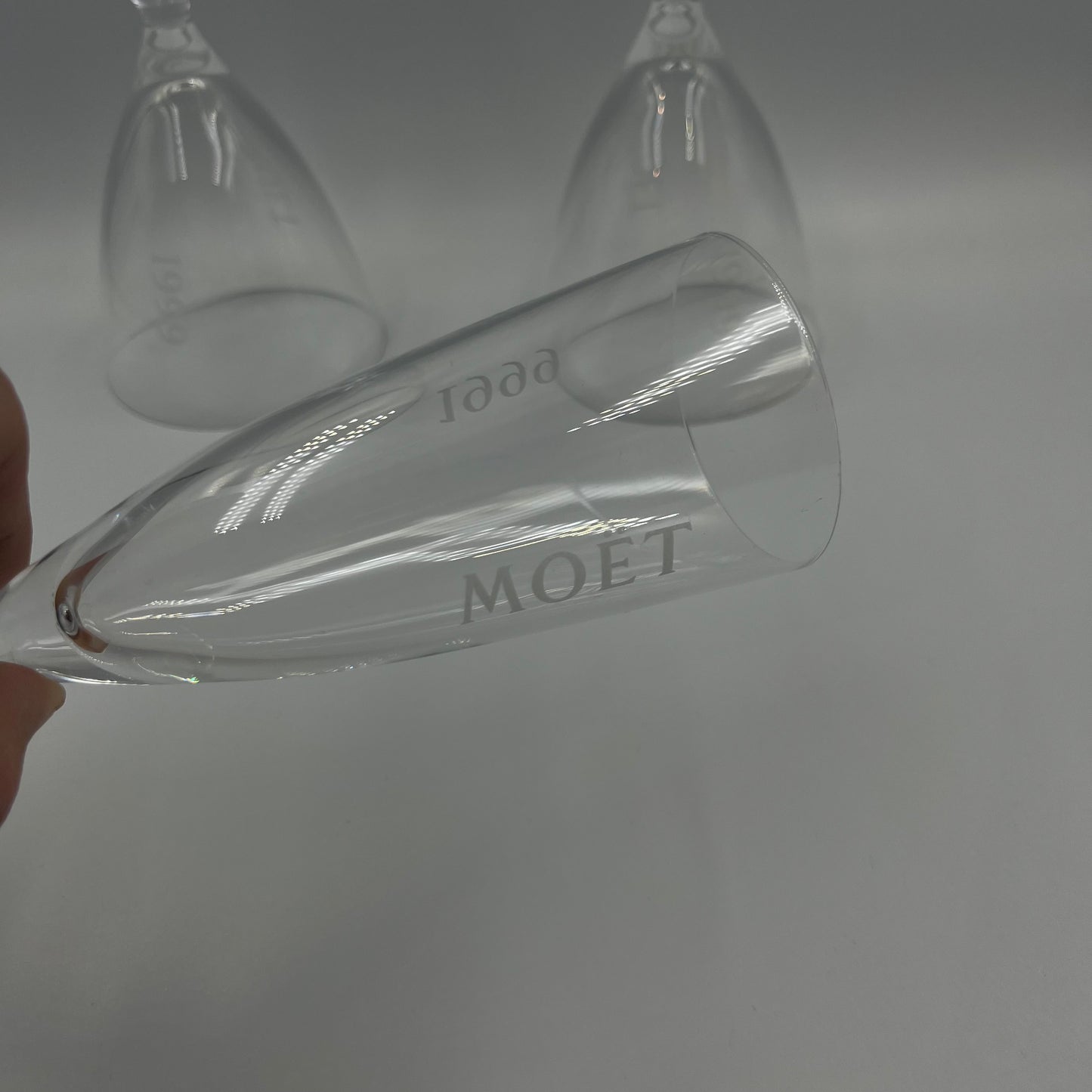 Vintage Moët et Chandon champagne glasses - from 1999