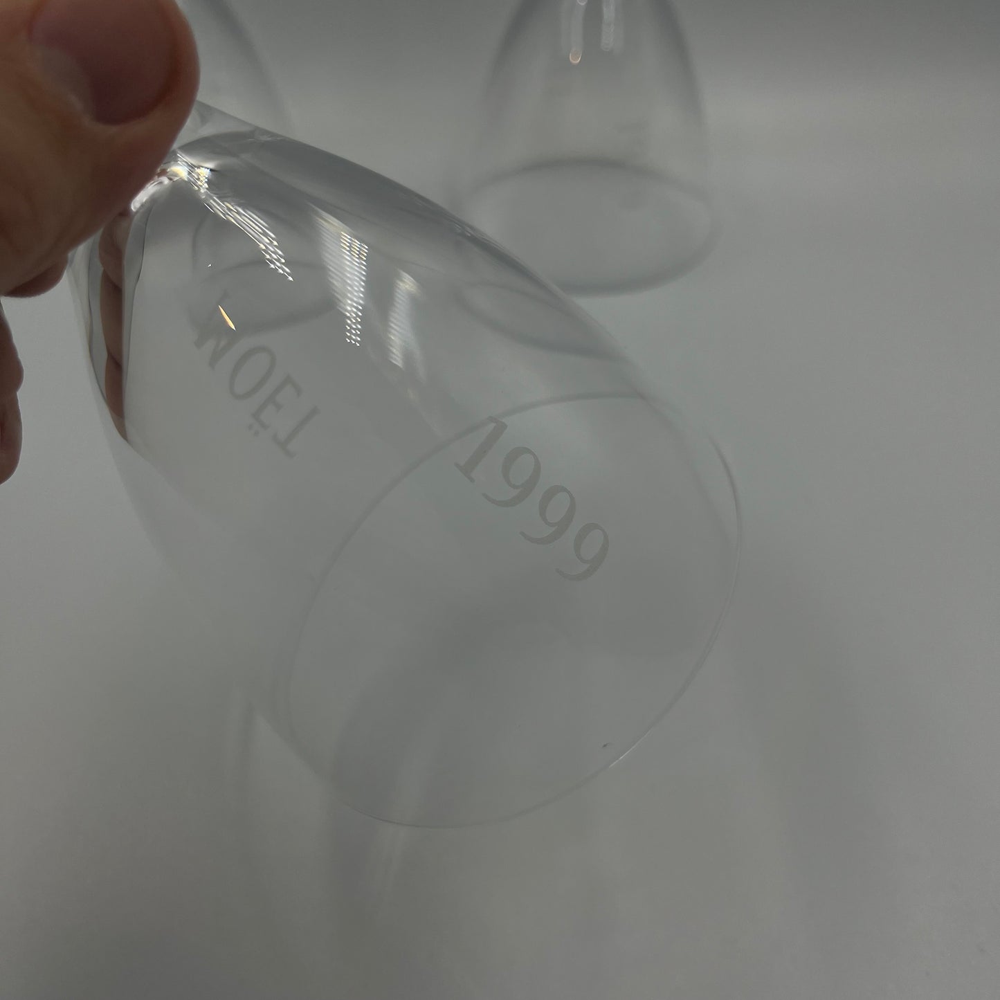 funny and old Moët et Chandon champagne glasses