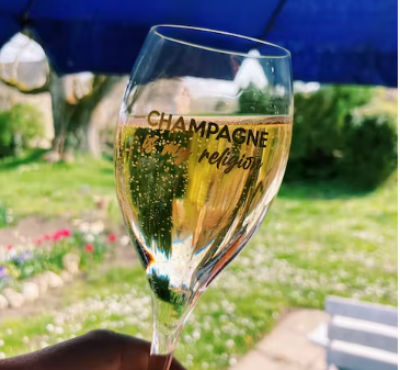 CHAMPAGNE is my religion glasses