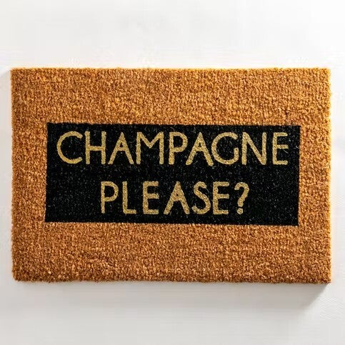 Champagne deurmat - Champagne alstublieft?